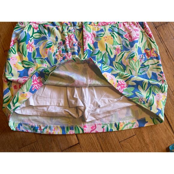 Lilly Pulitzer Colette Knit Skort Multi Grove Garden Size 10 - Picture 4 of 6